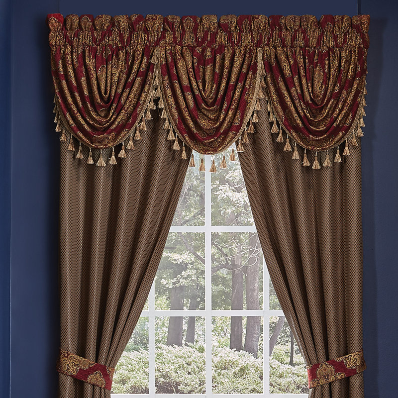 Croscill Sebastian Waterfall Swag Curtain Valance & Reviews Wayfair